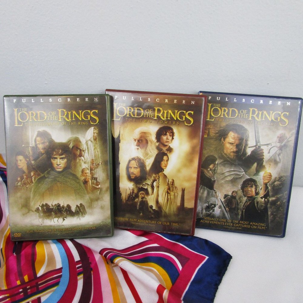 Lord Of The Rings Trilogy Fullscreen Special Edition 6 DVD Disc Set